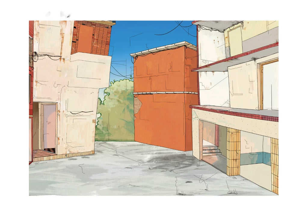 Colorful City - sticker sheets and scene cards