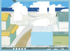 Kamakura Afternoon - double-sided scene card