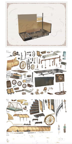 Secret Base - sticker sheets and pieces