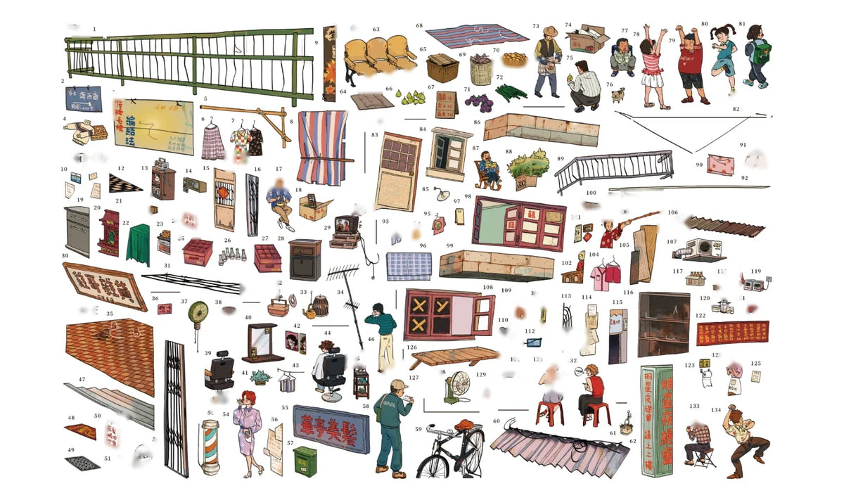 Colorful City - sticker sheets and scene cards