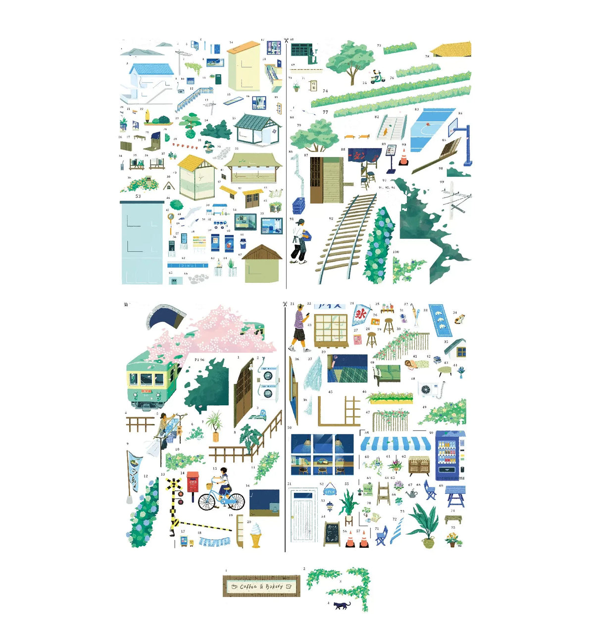 Kamakura Afternoon - sticker sheets
