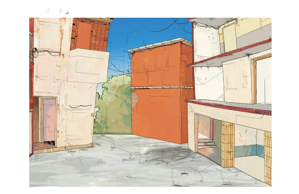 Colorful City - sticker sheets and scene cards