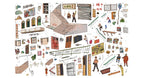 Colorful City - sticker sheets and scene cards
