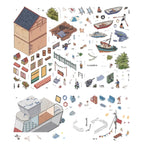 Midday - sticker sheets and pieces