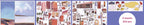 Street Sketches - scene card and sticker sheets