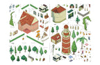 Virtual Tavern - sticker sheets and scene cards