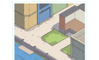 Night - street corner detail