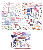 California Sunset - sticker sheets