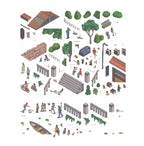 Collection - extra sticker pieces: park and stairs