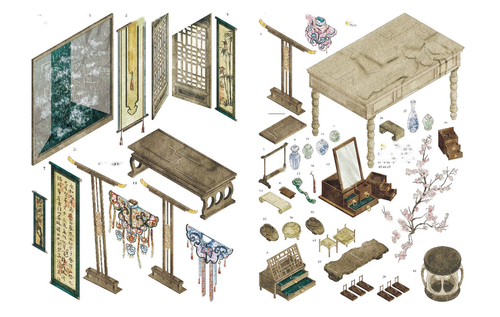 Glazed Lantern - sticker sheets and scene cards