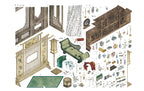 Glazed Lantern - sticker sheets and scene cards
