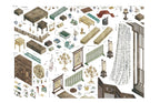 Jade Cage - sticker sheets and scene cards