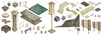 Jade Cage - sticker sheets and scene cards