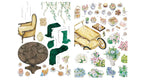 Crystal Spring - sticker sheet detail items