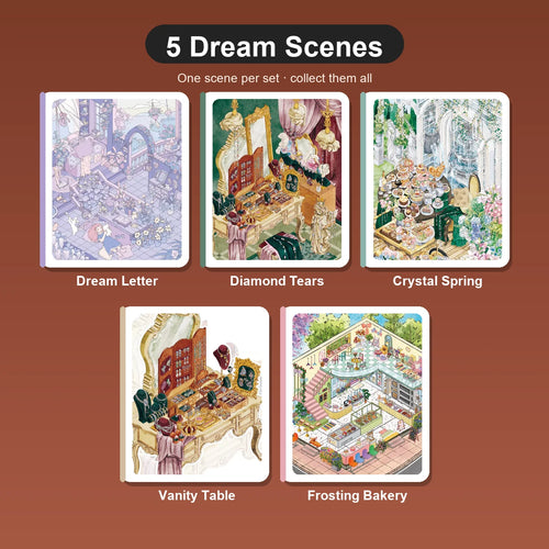 Fantasy Room Collection - 5 dream scenes overview