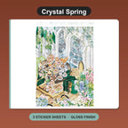 Dreamy Scene Sticker Set - Crystal Spring