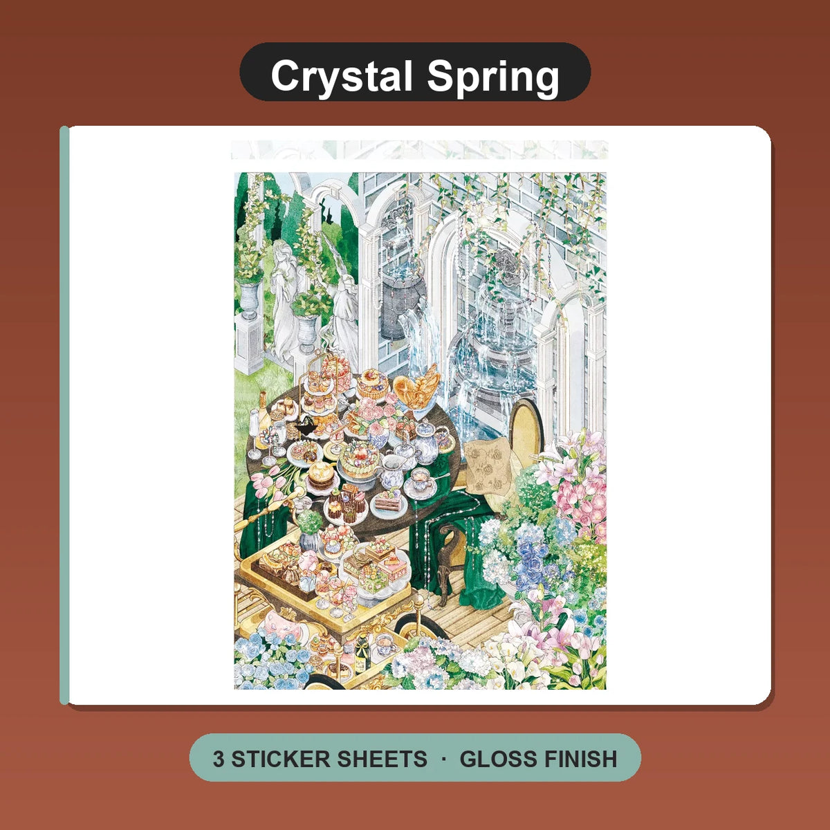 Dreamy Scene Sticker Set - Crystal Spring