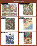 Seasons & Culture Collection - 6 miniature worlds overview