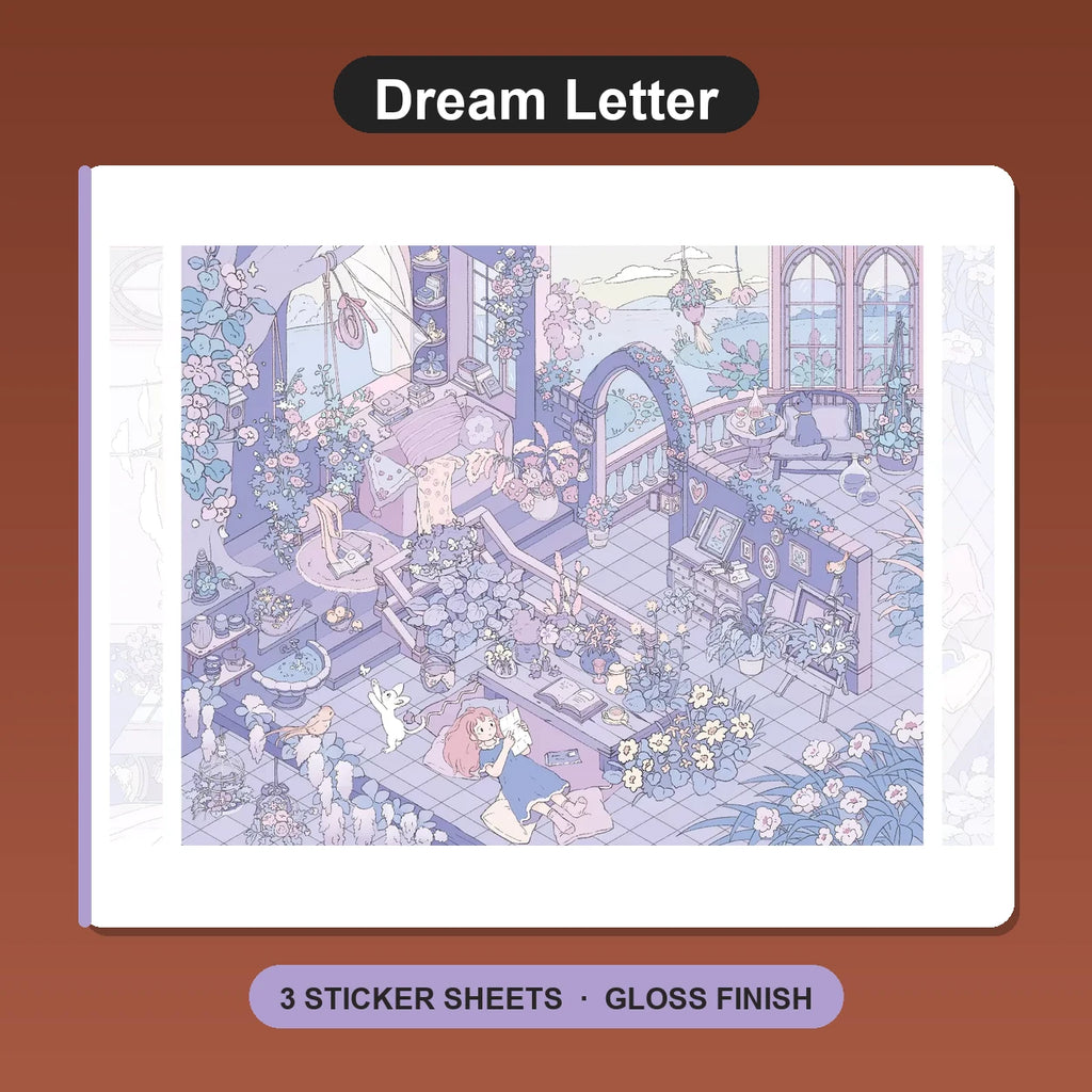 Dreamy Scene Sticker Set - Dream Letter