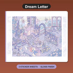 Dreamy Scene Sticker Set - Dream Letter