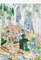Crystal Spring - finished creation, assembled tea party scene