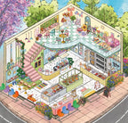 Frosting Bakery - finished creation, assembled bakery scene