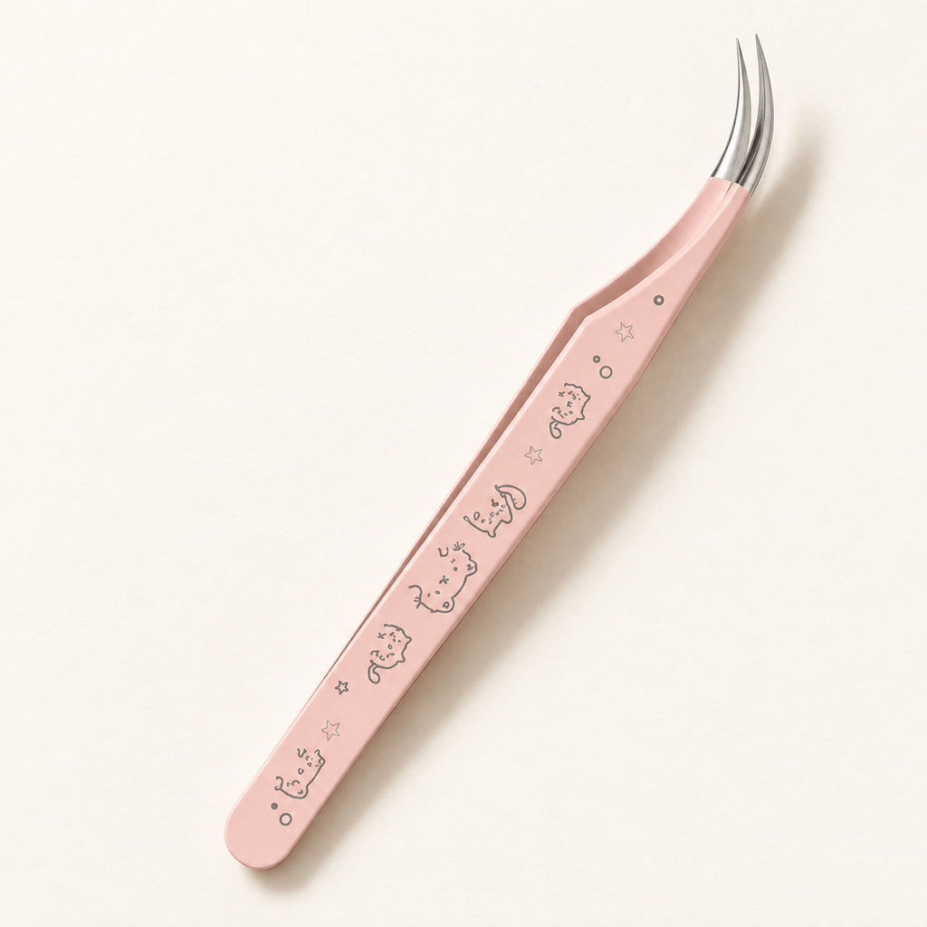 Example curved tweezers. One random pair per qualifying order.