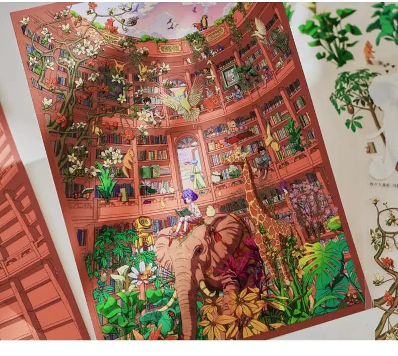 Wonder Library - assembled scene, real product photo