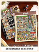 Vol. 9 City Life sticker book — market detail