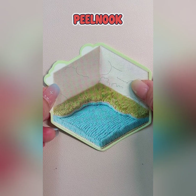Tiny Worlds DIY scene sticker kit — making guide
