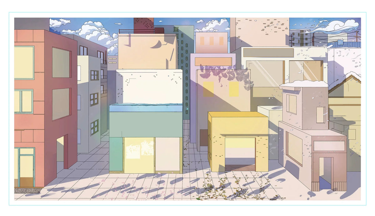City Block - double-sided backdrop cards